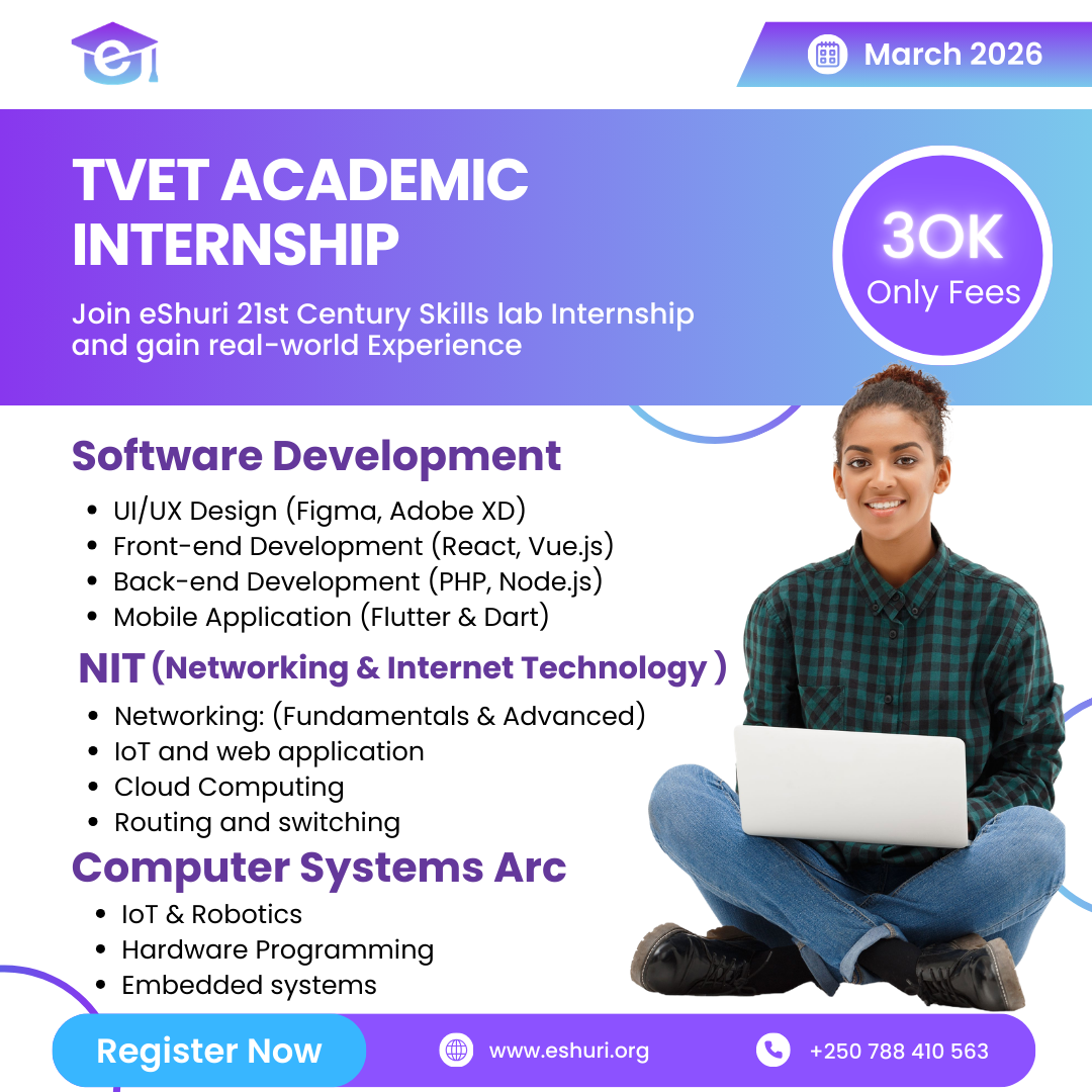 March 2026 internship flyer